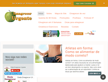 Tablet Screenshot of dietaemagrecerurgente.com